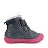 Ghete D.D Step fete, piele naturala, imblanit, talpa flexibila si fluorescenta, bleumarin, design cu pasari_W082-52314-24_Pebebe