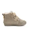 Ghete D.D.Step fete, piele naturala, imblanite, maro sidef, Bamby_W066-52733-25_Pebebe