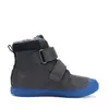 Ghete îmblănite D.D Step baieti, piele naturala, protectie degete, bleumarin, design cu game controller_W049-52250BM-29_Pebebe