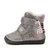 Ghete inalte imblanite D.D.Step, piele naturala, talpa flexibila si fluorsecenta, bronz, argintiu, model cu girafa_W029-52766-24_Pebebe
