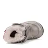 Ghete inalte imblanite D.D.Step, piele naturala, talpa flexibila si fluorsecenta, bronz, argintiu, model cu girafa_W029-52766-24_Pebebe