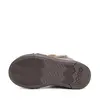 Ghete îmblănite D.D Step fete, înalte, piele naturală, talpă felxibilă, argintiu sidef_W068-52320AM-30_Pebebe