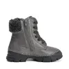 Ghete îmblănite D.D Step, înalte, piele naturală, gri sidef_W056-52456CM-26_Pebebe