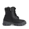 Ghete îmblănite D.D Step, înalte, piele naturală, negru_W056-52456BM-25_Pebebe