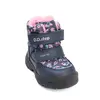 Ghete impermeabile D.D Step, captuseala din blana, Aqua-Tex, bleumarin cu print roz_P081-52616A-25_Pebebe