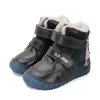Ghete inalte imblanite D.D.Step, piele naturala, talpa flexibila si fluorsecenta, bleumarin, model cu girafa_W029-52766A-24_Pebebe