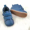 Ghete copii, barefoot, primii pasi, piele naturala, captuseala din blanita, talpa felxibila, bleumarin_RO-22-18-22_Pebebe
