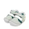 Pantofi Barefoot D.D. Step baieti, piele naturala, primii pasi, verde menta, design cu melc_S070-61995B-24_Pebebe