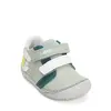 Pantofi Barefoot D.D. Step baieti, piele naturala, primii pasi, verde menta, design cu melc_S070-61995B-24_Pebebe