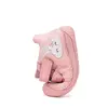 Pantofi Barefoot D.D. Step fete, piele naturala, primii pasi, roz, design cu norisor_S070-61244-25_Pebebe