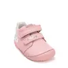 Pantofi Barefoot D.D. Step fete, piele naturala, primii pasi, roz, design cu norisor_S070-61244-25_Pebebe