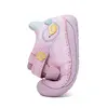 Pantofi Barefoot D.D. Step fete, piele naturala, primii pasi, roz lila_S070-61646A-25_Pebebe