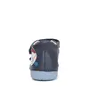 Pantofi D.D. Step baieți, piele naturală, primii pași, talpa felxibilă, Bleumarin, design Baseball_S066-61414-21_Pebebe