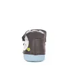 Pantofi D.D. Step baieți, piele naturală, primii pași, talpa felxibilă, gri deschis, design Baseball_S066-61414B-24_Pebebe