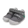 Pantofi D.D. Step baieți, piele naturala, primii pași, talpa felxibilă, gri, design elefant_S066-61158B-24_Pebebe