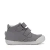 Pantofi D.D. Step baieți, piele naturala, primii pași, talpa felxibilă, gri, design elefant_S066-61158B-24_Pebebe