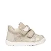 Pantofi Geox fete, piele naturala, talpa felexibila, Macchia, bej_B164PA-00778-C5000-18_Pebebe