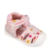 Sandale Închise Biomecanics Biogateo pentru Fetițe, Protecție Degete – Roz cu Imprimeu Multicolor_262104-A779-24_Pebebe