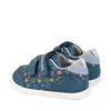 Pantofi Barefoot Biomecanics Wider, Piele Naturală, Închidere Dublă - Albastru cu Imprimeu Geometric_262166-A556-20_Pebebe
