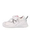 Pantofi Biomecanics fete, Biogateo Casual, primii pasi  – Alb și Mesh Respirabil_262103-B050-25_Pebebe