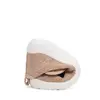 Pantofi de interior pentru copii, decupati, material textil, talpa flexibila, crem, D.D Step_C086-61730CM-30_Pebebe