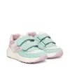 Pantofi Geox Fete, piele naturala, brant antibacterian, Flexyper mini, turcoaz_B656NA-01422-C3BE8-21_Pebebe