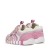 Pantofi Geox fete, piele naturala, brant antibacterian, Geox Respira, Iupidoo, roz cu alb_B3558C-02214-C5825-18_Pebebe