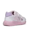 Pantofi sport Geox fete, material textil, talpa flexibila, Sprintye, alb design cu floare_B654TA-0GNHH-C1060-24_Pebebe