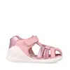 Sandale Biomecanics fete, Biogateo Fenix, Piele Naturala, Roz cu Barete Glitter_262150-A032-24_Pebebe