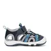 Sandale D.D Step băieți cu uscare rapidă, material textil, bleumarin_G065-61599AM-31_Pebebe