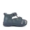 Sandale D.D. Step băieți, piele naturală, bleumarin cu imprimeu barcuta_G064-61383B-24_Pebebe