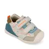 Pantofi Biomecanics pentru Băieței Biogateo Casual – Bej-Alb cu Imprimeu Dinozauri_262120-B695-20_Pebebe