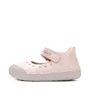 Pantofi D.D.Step, fete, piele naturala, decupati, primii pași, roz sidef cu inimioare_H066-61513-20_Pebebe