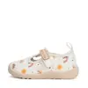 Pantofi de interior pentru copii, decupati, material textil, talpa flexibila, alb, D.D Step_C086-61991AM-30_Pebebe
