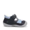 Pantofi baieti, piele naturala, decupati, primii pași, bleumarin cu elefant, D.D. Step_H015-61484-19_Pebebe