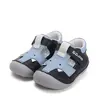 Pantofi baieti, piele naturala, decupati, primii pași, bleumarin cu elefant, D.D. Step_H015-61484-19_Pebebe