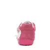 Pantofi Barefoot D.D. Step fete, piele naturala, primii pasi, fuchsia sidef, design cu lebadă_S070-61837B-23_Pebebe