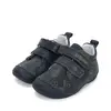 Pantofi D.D. Step baieti, primii pasi, piele naturala, talpa flexibila, bleumarin cu imprimeu barcuta_S015-61100B-19_Pebebe