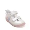 Pantofi D.D.Step copii, barefoot, piele naturala, decupati, primii pași, alb sidef_H077-61288F-24_Pebebe