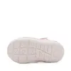 Pantofi D.D.Step, fete, piele naturala, decupati, primii pași, roz sidef cu inimioare_H066-61513-20_Pebebe