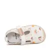 Pantofi de interior pentru copii, decupati, material textil, talpa flexibila, alb, D.D Step_C086-61991AM-30_Pebebe