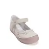 Pantofi fete, balerini, piele naturala, design cu flori, crem, D.D.Step_H078-61966AM-30_Pebebe