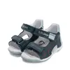 Sandale baieti cu varf deschis, piele naturala, talpa flexibila, bleumarin, D.D. Step_G111-61179BM-29_Pebebe