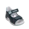 Sandale baieti cu varf deschis, piele naturala, talpa flexibila, bleumarin, D.D. Step_G111-61179BM-29_Pebebe