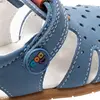 Sandale Barefoot baieti, Pablosky, albastru, Nobuck-Tech, inchidere cu scai_067444-19_Pebebe