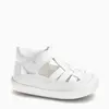Sandale Barefoot bebe unisex Pablosky, albe, Leader Tech, inchidere cu scai_049005-18_Pebebe