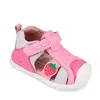 Sandale Biomecanics fete, talpa flexibila, protectie degete, Biogateo Casual, roz cu capsuna_262110-A711-24_Pebebe
