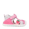 Sandale Biomecanics fete, talpa flexibila, protectie degete, Biogateo Casual, roz cu capsuna_262110-A711-24_Pebebe