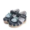 Sandale D.D. Step, Baieti, piele naturala, talpa flexibila, Bleumarin, hipopotam_G075-61516A-25_Pebebe