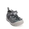 Sandale D.D Step băieți cu uscare rapidă, material textil, gri cu imprimeu_G065-61161BM-30_Pebebe